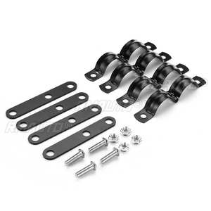 Soporte Universal para Faro de Motocicleta de 37-41 mm, 41-51 mm, 51-61 mm, Abrazadera de Montaje Ajustable para Horquilla, Soporte para Faro Delantero Negro - Product Image 4