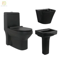 Ensemble WC complet en céramique blanche, à poser au sol, pour salle de bain, vente en gros à prix abordable