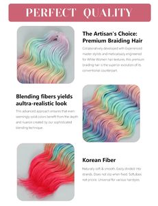 300g Cheveux synthétiques à haute densité pour tresses, effet arc-en-ciel, vague océanique, pour crochet, double trame, longs, ondulés profonds, torsadés, origine Chine - Product Image 4