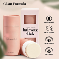 Cire coiffante pour cheveux en stick de marque privée, outils de coiffage multi-usages pour cheveux anti-frisottis et anti-frisottis, produits de coiffage biologiques