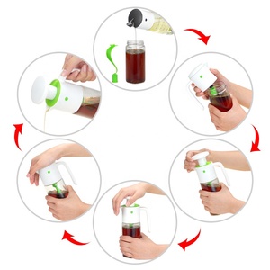 اكسسوارات المطبخ الأكثر مبيعًا من اكسسوارات المطبخ من البلاستيك سلطة خلع الملابس خلاط مع زجاجة من الزجاج - Product Image 5