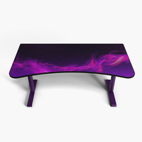 Bureau de jeu AJUNION Nouveau bureau de table en MDF en forme d'ordinateur de bureau de jeu Tapis de souris en microfibre pleine surface Tables de jeu