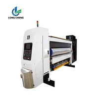 Nouvelle machine de découpe et d'impression flexographique entièrement automatique pour boîtes en carton ondulé, boîtes à pizza, 2, 3 ou 4 couleurs