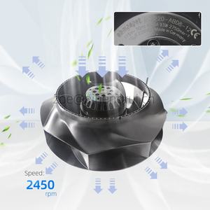 Ventilador Centrífugo de Refrigeración para Aire Acondicionado de Precisión, Unidad de Potencia Eléctrica HVAC, ebmpapst R2E250-RA50-01 R2E250-AS47-05 - Product Image 3
