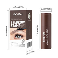 Poudre à sourcils contouring en gros, nouvelle brosse facile à utiliser, tampon de contouring pour la ligne des cheveux, crayon à sourcils contouring, marque privée