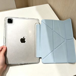 เคสหนัง PU พับได้หลายมุม สำหรับ <span class=keywords><strong>iPad</strong></span> <span class=keywords><strong>Pro</strong></span> M5 13 นิ้ว พร้อมช่องใส่ปากกา ป้องกันการงอ ป้องกันแรงกระแทก - Product Image 4