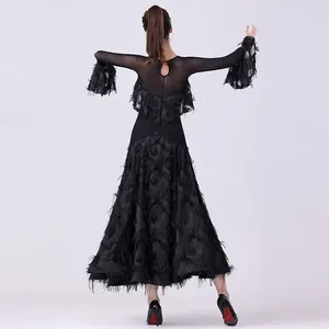 Costume de <span class=keywords><strong>danse</strong></span> latine pour femmes Vennystyle de haute qualité, nouvelle arrivée, robes de <span class=keywords><strong>danse</strong></span> de salon, jupe de <span class=keywords><strong>danse</strong></span> latine, <span class=keywords><strong>justaucorps</strong></span> de ballet pour adultes - Product Image 4