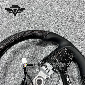 Volante de coche de fibra de carbono personalizado adecuado para <span class=keywords><strong>Lexus</strong></span> LX570 LX600 ES GS RX LX GX450 GX460 Is250 IS300 IS350 - Product Image 3