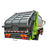 Camion à ordures compacteur Dongfeng Kinland 12CBM à benne arrière, véhicule de collecte des déchets et de compactage sanitaire