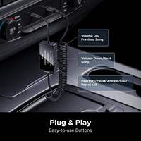 Émetteur-récepteur Bluetooth 5.4 Ugreen, double canal, adaptateur audio auxiliaire 3,5 mm avec microphone, adaptateur Bluetooth sans fil 2 en 1