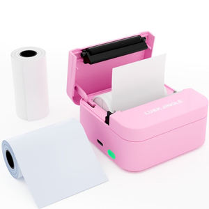 定制徽标袖珍照片打印机无线迷你热敏打印机安卓IOS APP图片复古收据便携式智能打印机 - Product Image 5