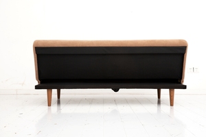 Nhà máy Nisco bán buôn trực tiếp ghế sofa giường <span class=keywords><strong>futon</strong></span> hiện đại, kiểu dáng thời trang, thoải mái, có thể kéo dài, không tay vịn, hình vuông, chất liệu vải mềm mại - Product Image 4