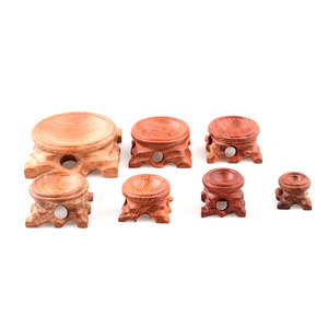 水晶球展示架批发20-65毫米圆木底座家居装饰 - Product Image 4
