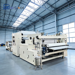 Machine à rembobiner le papier toilette <span class=keywords><strong>maxi</strong></span>-rouleau, haute efficacité, petit format, bon prix - Product Image 1