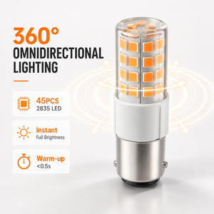 BA15D BAY15D LED หลอดไฟนำทางทางทะเล 5W AC 120V 230V 450-500LM 45LED CE RoHS 3000K 6000K 25000H รับประกัน 2 ปี - Product Image 2