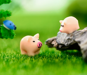 Set de Adornos para Terrario de Musgo DIY, Figuras de <span class=keywords><strong>Mam</strong></span>á e Hijo, Accesorios de Jardín en Miniatura al por Mayor - Product Image 1