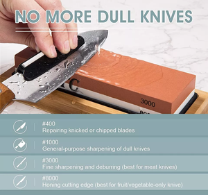 9pcs-set 8set-carton ללא החלקה החלקה בסיס פרמיה חידוד ערכת אבן w/400 1000 <span class=keywords><strong>3000</strong></span> 8000 חצץ - Product Image 5