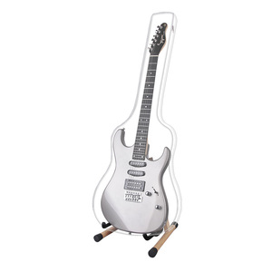Estuche para guitarra eléctrica, cubierta protectora transparente a prueba de polvo de Material PC para almacenamiento y protección de guitarra eléctrica - Product Image 1