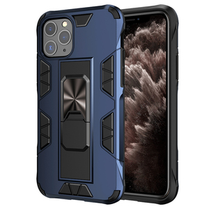 Leyi pour <span class=keywords><strong>Iphone</strong></span> <span class=keywords><strong>11</strong></span> <span class=keywords><strong>Pro</strong></span> <span class=keywords><strong>Max</strong></span> 17 Fonction de montage de voiture magnétique Hybrid Built-in Kickstand Hard Phone Case - Product Image 2