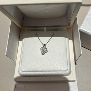 Collier pendentif en argent pur S925 avec perles de millet, élégant, de luxe français, romantique, tempérament médiéval, charmes de perles pour clavicule - Product Image 4
