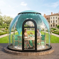 Tente dôme gonflable moderne pour fête d'anniversaire, château gonflable, maisons bulles, hôtel capsule, maisons modulaires faciles à installer.