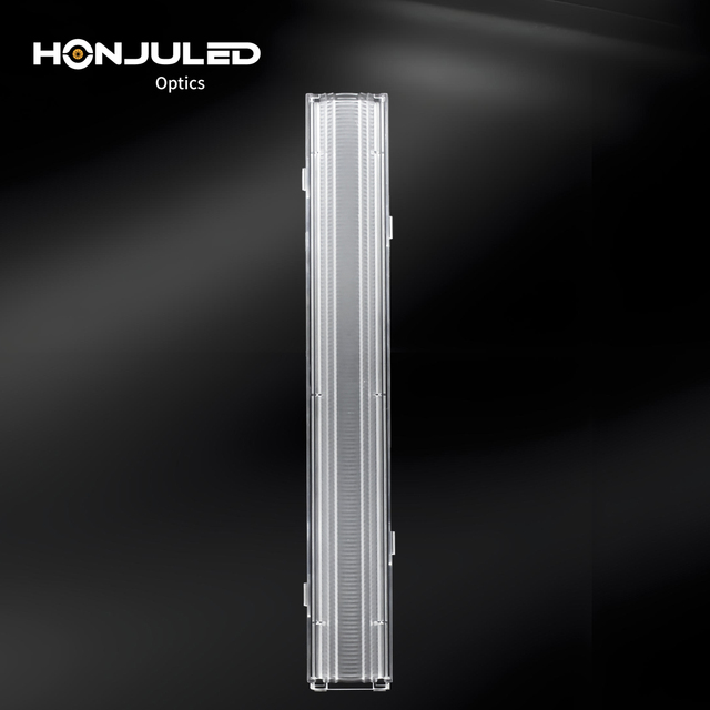 High Transmittance Linear LED Light Lens 60x90 Degree Narrow Angle Optical Lens Optimal PMMA PC Material Reflectors LED Lenses