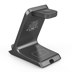 <span class=keywords><strong>Chargeur</strong></span> sans fil magnétique 3-en-1 15W à charge rapide verticale pour iPhone Android TWS IWatch - Product Image 3