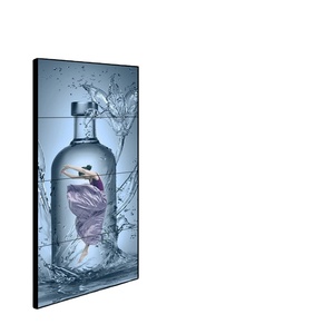 Seeworld nối màn hình 55 inch bức tường video LCD kỹ thuật số biển hiển thị với <span class=keywords><strong>3.5</strong></span> mét bezel LG boe gốc đã làm LED TV Panel tường - Product Image 6