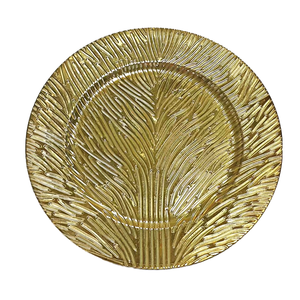 Vente en Gros Assiettes de Présentation en Plastique 13 Pouces Or / Argent / Or Rosé pour Fête de Mariage - Product Image 4