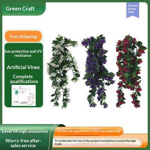 Aménagement paysager personnalisé, plantes artificielles résistantes aux UV, végétation artificielle, décorations douces pour aménagement paysager commercial, fausses fleurs, murs végétaux biophiles - Product Image 4