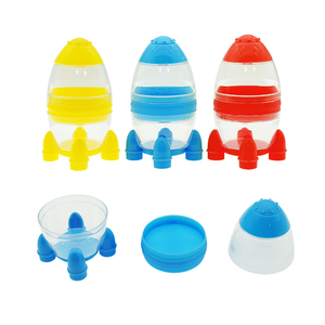 ขวดลูกอมรูปจรวดแบบสองชั้นภาชนะพลาสติกเปล่าสำหรับเด็ก - Product Image 6