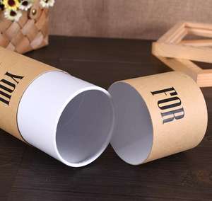 Custom Design Eco Friendly Gift paper can paper tube packaging box - Product Image 4