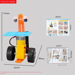 Essenslieferroboter Wissenschaftstechnologie Plastik DIY Kinder-Handsteuerungs-Lernspielzeug Experimentelles Lehrmittel - Product Image 4