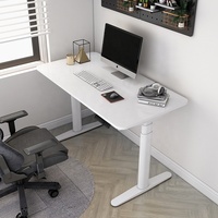Cadre de bureau debout réglable en hauteur électrique ergonomique avec jambe ovale