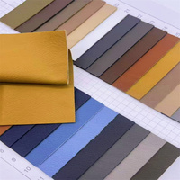 Vente en gros Rexine PU tissu en cuir synthétique végétalien litchi litchi simili cuir pour la décoration intérieure, rembourrage de siège de voiture