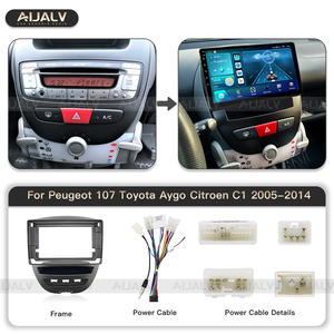 AIJALV su misura buona fabbrica di Auto di servizio che vende GPS per TOYOTA <span class=keywords><strong>AYGO</strong></span> 2005-2015 UV nero Faceplate cavi cablaggio Canbus - Product Image 2