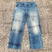 Jean en denim selvedge vintage de haute qualité, style streetwear, personnalisé, pour hommes, vente en gros, usine chinoise OEM, collection 2026