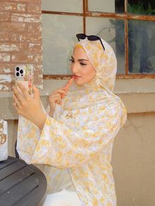 Pas encore d'<span class=keywords><strong>avis</strong></span> Vela Bamboo Modal Respirant Léger Imprimé Modal Tissé Modal Musulman Femmes Châle Hijab Écharpe - Product Image 5