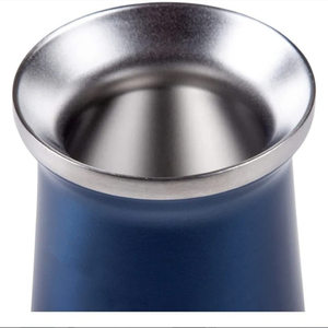 PURPLESEVEN-taza de té con aislamiento al vacío, 8oz, 230ml, acero inoxidable, Yerba Mate, calabaza, paja - Product Image 4