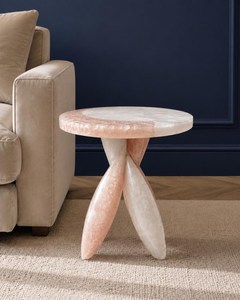 Table d'appoint en résine haut de gamme, faite à la main, décorative, meuble d'appoint moderne, design de plateau unique pour salon et chambre à coucher - Product Image 4