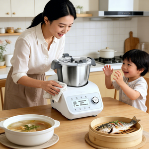 <span class=keywords><strong>Robot</strong></span> de cuisine électrique à commande numérique, <span class=keywords><strong>mixeur</strong></span> à <span class=keywords><strong>soupe</strong></span>, <span class=keywords><strong>robot</strong></span> culinaire, cuiseur avec bol en acier inoxydable de 3,5 L - Product Image 3