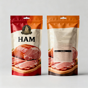 Bolsa <span class=keywords><strong>de</strong></span> Plástico al Vacío Doypack con Impresión Personalizada para Envasar Alimentos Congelados, Dumplings, Carne, Jamón - Product Image 2