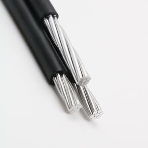 Usine personnalisée 2X10mm2 <span class=keywords><strong>2X16mm2</strong></span> 2X25mm2 câbles conducteurs en aluminium câbles électriques câble groupé aérien ABC - Product Image 4