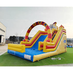 Playground Park Big Bouncer Inflatable Jumping Castle Combo 8-meter Long Cartoon Inflatable Wet and Dry Slide for Kids - Product Image 6
