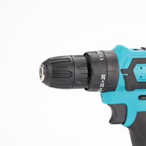 Taladro eléctrico inalámbrico de 21V con velocidad variable y doble velocidad de impacto para perforar madera y metal - Product Image 1