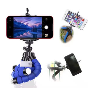 Soporte de montaje de luz móvil para cámara <span class=keywords><strong>DSLR</strong></span>, Mini trípode Flexible de fibra de carbono para equipo de fotografía de escritorio - Product Image 4