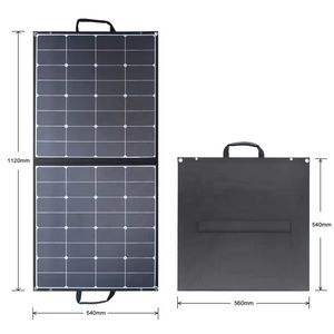 High Efficiency 100W Foldable Solar Panels 18V SunPower Solar Generator for Outdoor <b>Camping</b> Power <b>Bank</b> <b>Battery</b> - Product Image 2