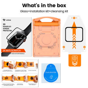 Protections d'Écran pour Apple Watch pour S10/S9 Films Céramique HD Anti-Chute et Anti-Poussière Sans Poussière pour S8/S7/<span class=keywords><strong>6</strong></span> - Product Image 5