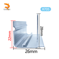 Grille de ventilation en aluminium profilé pour sortie de climatisation, panneau d'entretien, pliage, découpe, soudage, profil en T série 6000