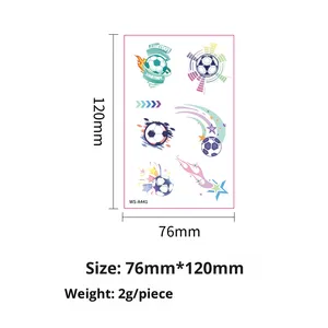 Calcomanías de Tatuajes de Fútbol Coloridas 2026, Personalizables con el Logotipo del Equipo, Resistentes al Agua, Artículos de Lujo para Fiestas de Fans - Product Image 2